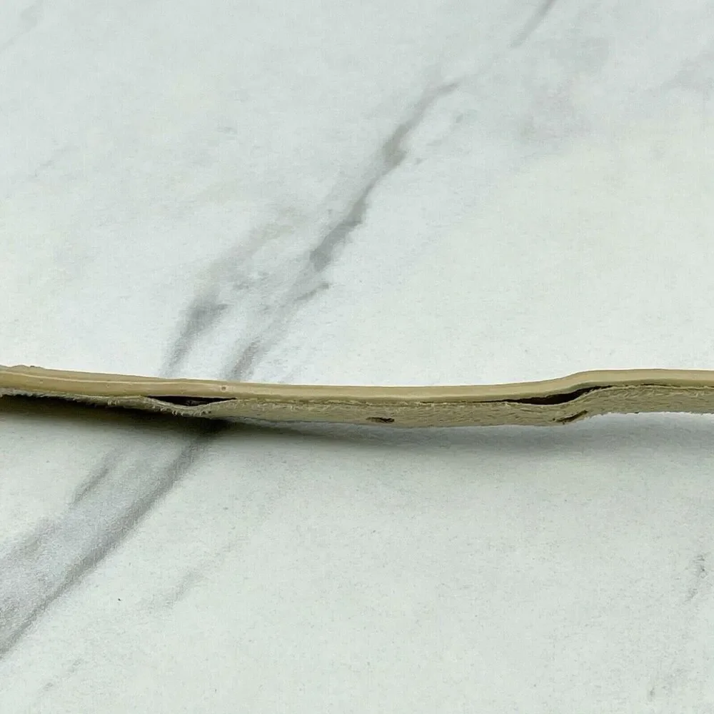 Ann Taylor LOFT Skinny Faux Suede Belt Silver Buckle Medium (M) ✨